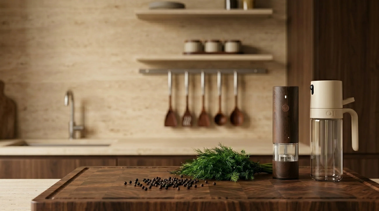 Kitchen essentials for cooking