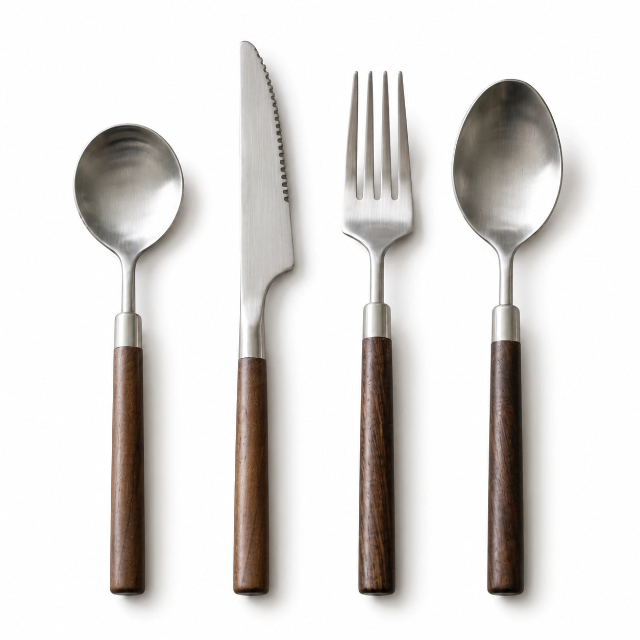 Black Walnut Cutlery Set