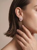 Aura Nacre Stud Earrings