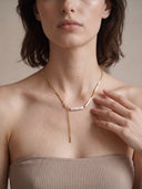 Tidal Fragment Pearl Necklace
