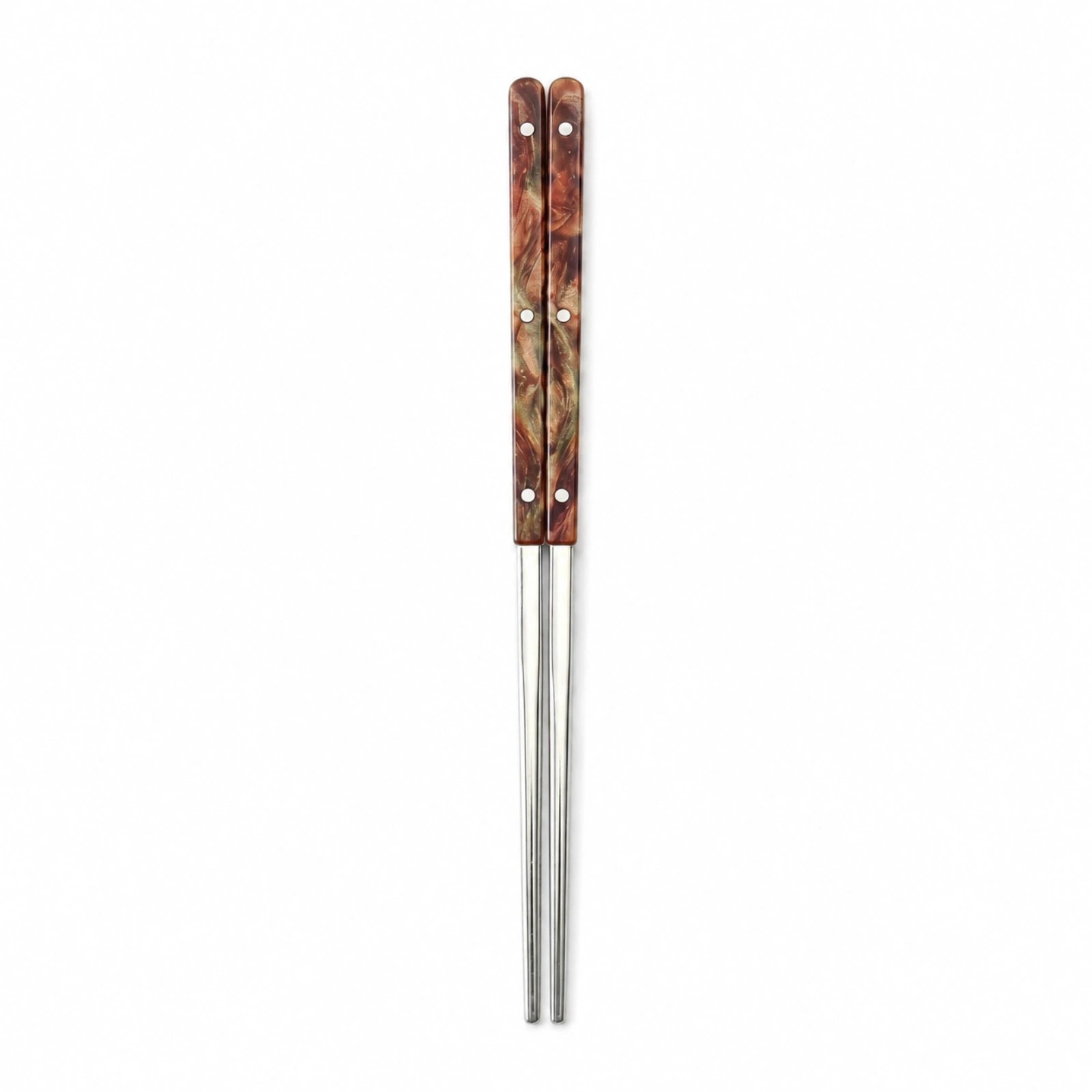 Lustre Acrylic Handle Stainless Steel Chopsticks