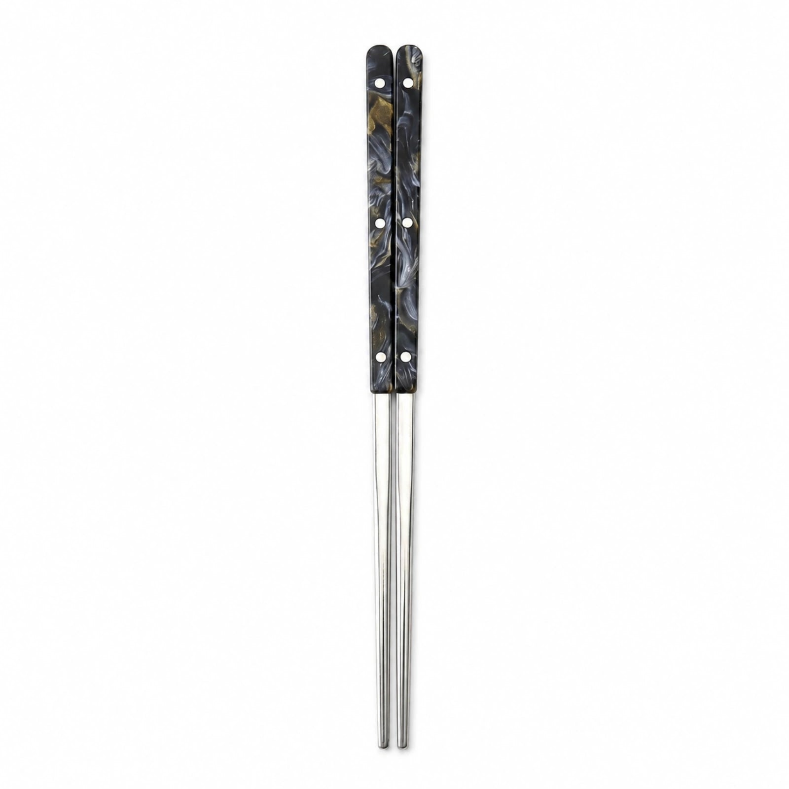 Lustre Acrylic Handle Stainless Steel Chopsticks