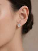 Still Halo Agate Studs