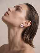 Aura Nacre Stud Earrings