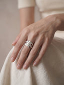Four Currents Agate Ring