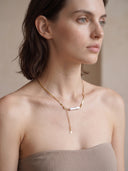 Tidal Fragment Pearl Necklace