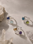 Orbis Duo Gemstone Ring