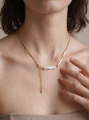 Tidal Fragment Pearl Necklace