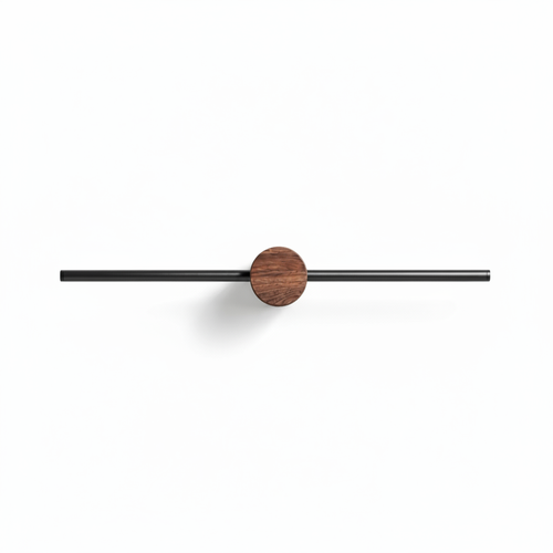 Adjustable Walnut Towel Bar