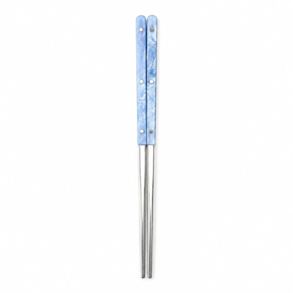 Lustre Acrylic Handle Stainless Steel Chopsticks