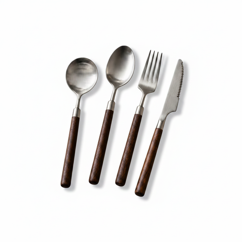 Black Walnut Cutlery Set