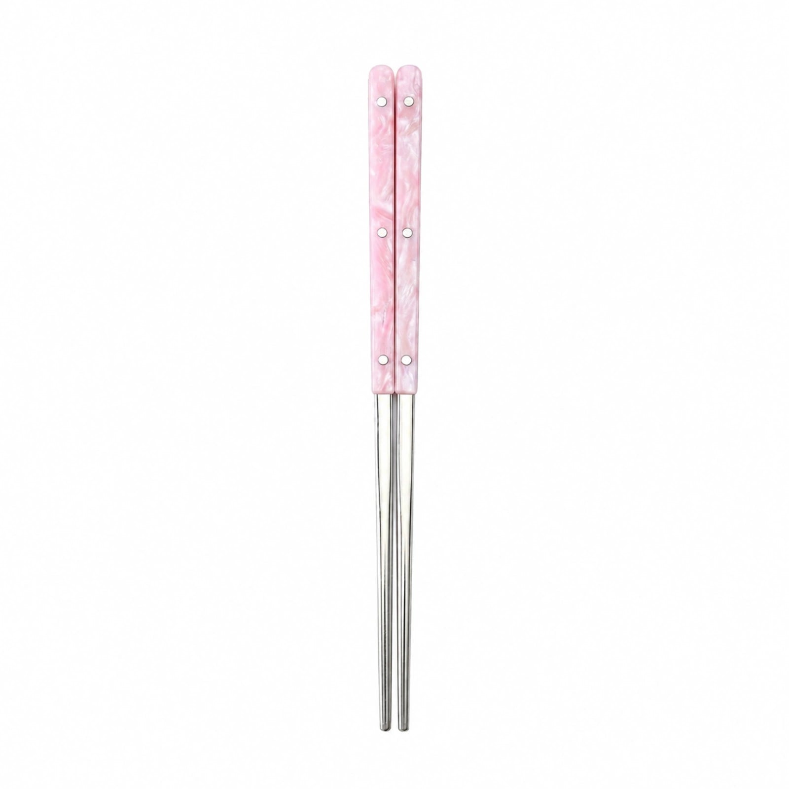 Lustre Acrylic Handle Stainless Steel Chopsticks