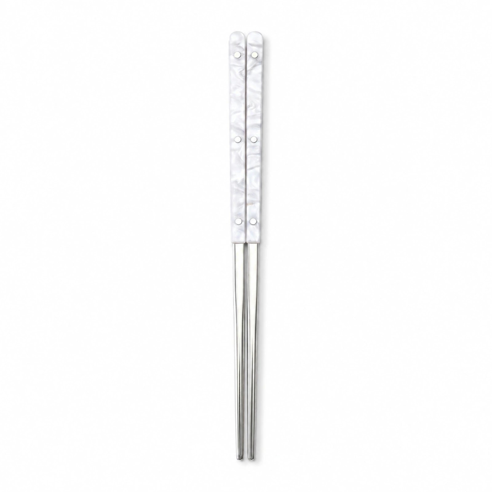 Lustre Acrylic Handle Stainless Steel Chopsticks