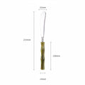 Olive Acrylic Bamboo-Shape Cutlery Set — 6 Piece