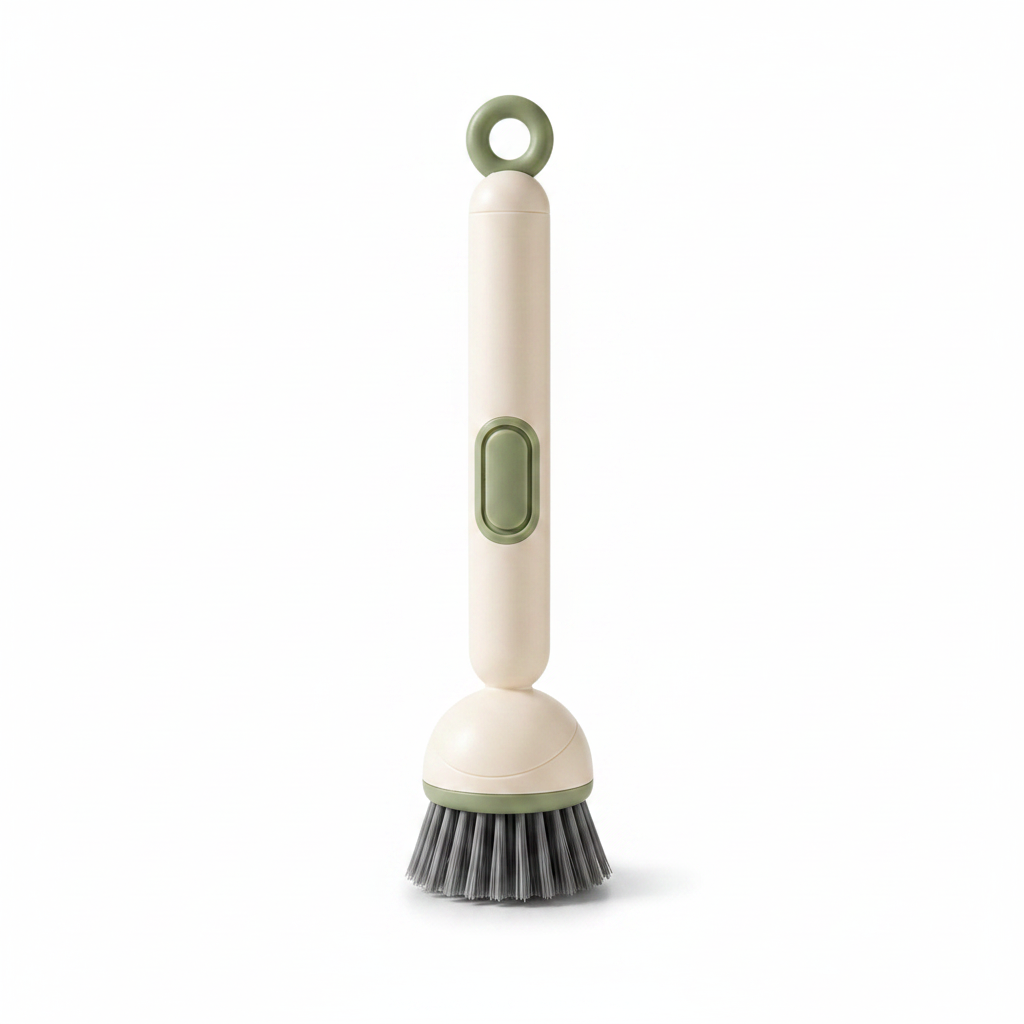 Soap Dispensing Dish Brush - Sage Green